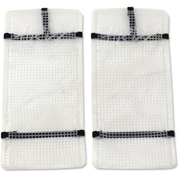 Moose Offroad Radiator Mud Cover Mud Radiator Cover - White - Husqvarna