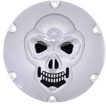 Chrome 3-D Skull Derby Cover