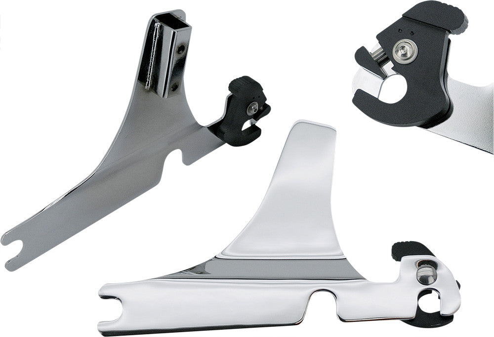 HARDDRIVE DETACHABLE SIDE PLATES CHROME SOFTAIL