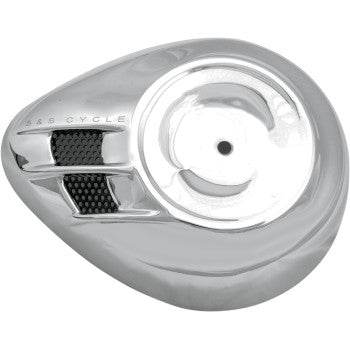 S&S Cycle Stealth Air Cleaner Cover - Air Stream - Chrome