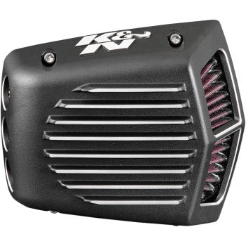 K & N Street Metal Air Intake Kit - Shaker - Black - M8