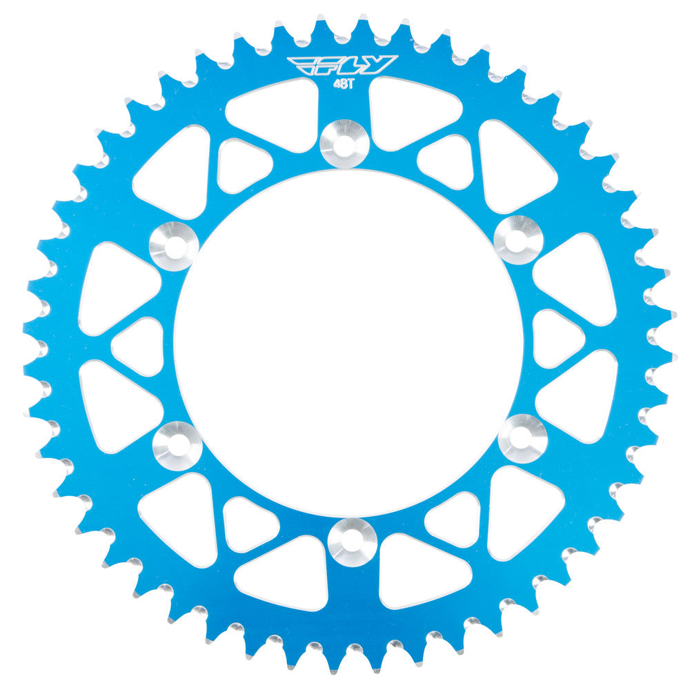 REAR SPROCKET ALUMINUM 48T-520 BLU HON/YAM