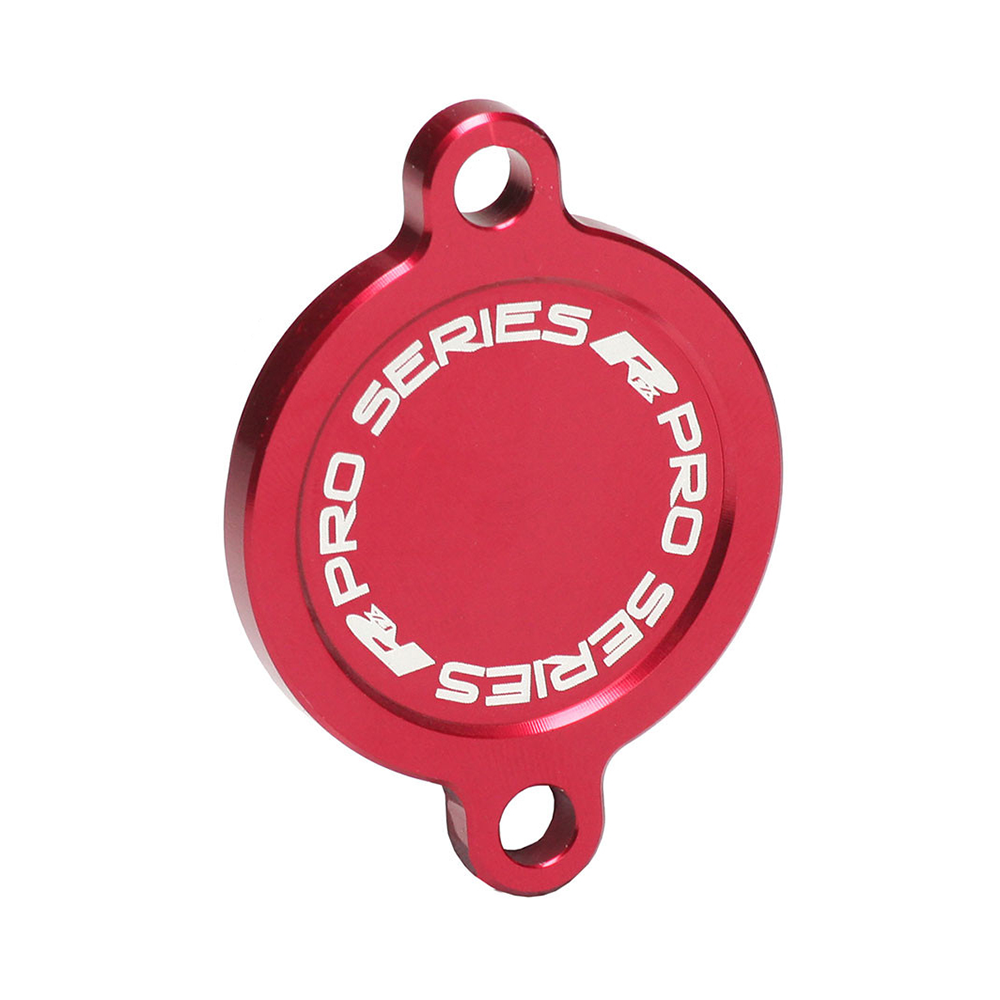 RFX OIL FILTER COVER RED HON