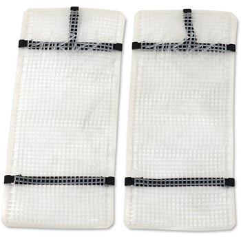 Moose Offroad Radiator Mud Cover Mud Radiator Cover - White - Husqvarna