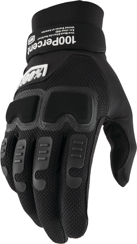 100 Percent Langdale Black Gloves