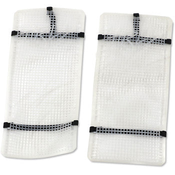 Moose Offroad Radiator Mud Cover Mud Radiator Cover - White - Husqvarna