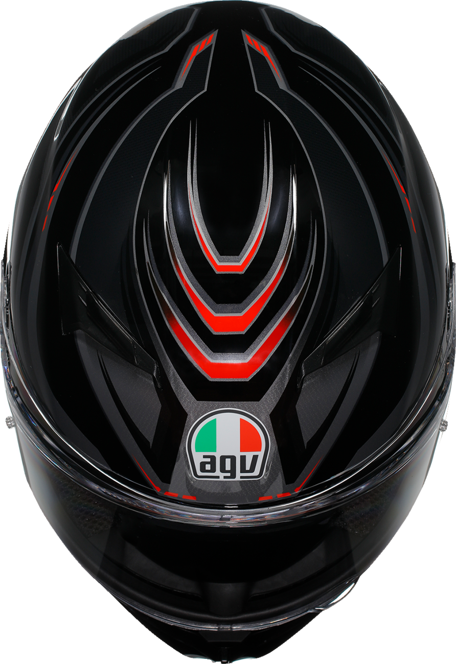 AGV K3 Syth Black/Red Helmet