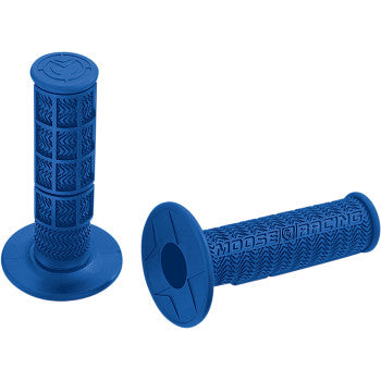 Moose Offroad Flange Style Stealth MX Grips Flange Style Stealth MX Grips - Blue