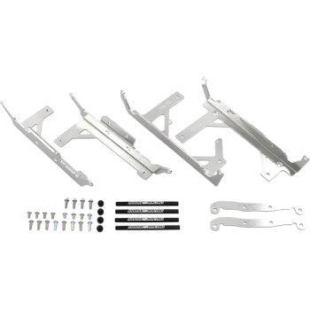 Moose Offroad Radiator Braces Radiator Braces - Silver - Gas Gas/Husqvarna/KTM