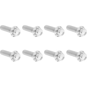 Transmission Trap Door Titanium 12-Point Bolt Kit — For M8 Models