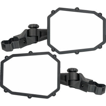 Moose Offroad Elite Mirror Mirror - Elite - Side View - Octagon - Black