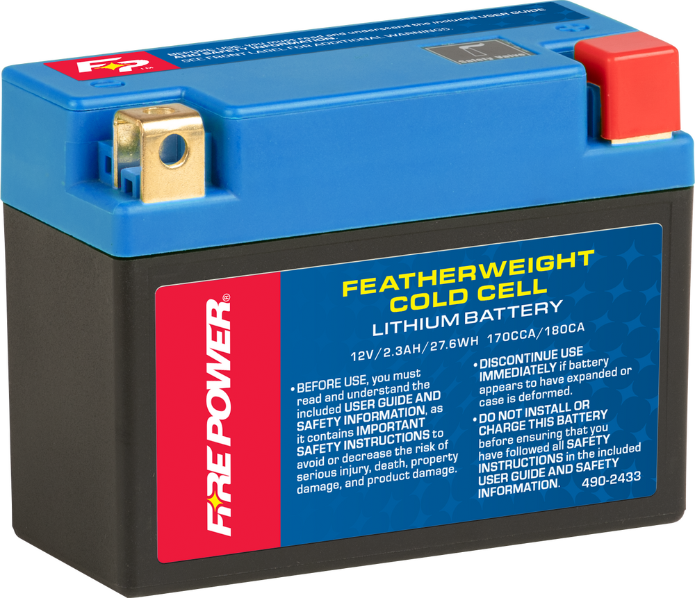 FIRE POWER FEATHERWEIGHT LITHIUM BATTERY 170 CCA 12V/27.6WH
