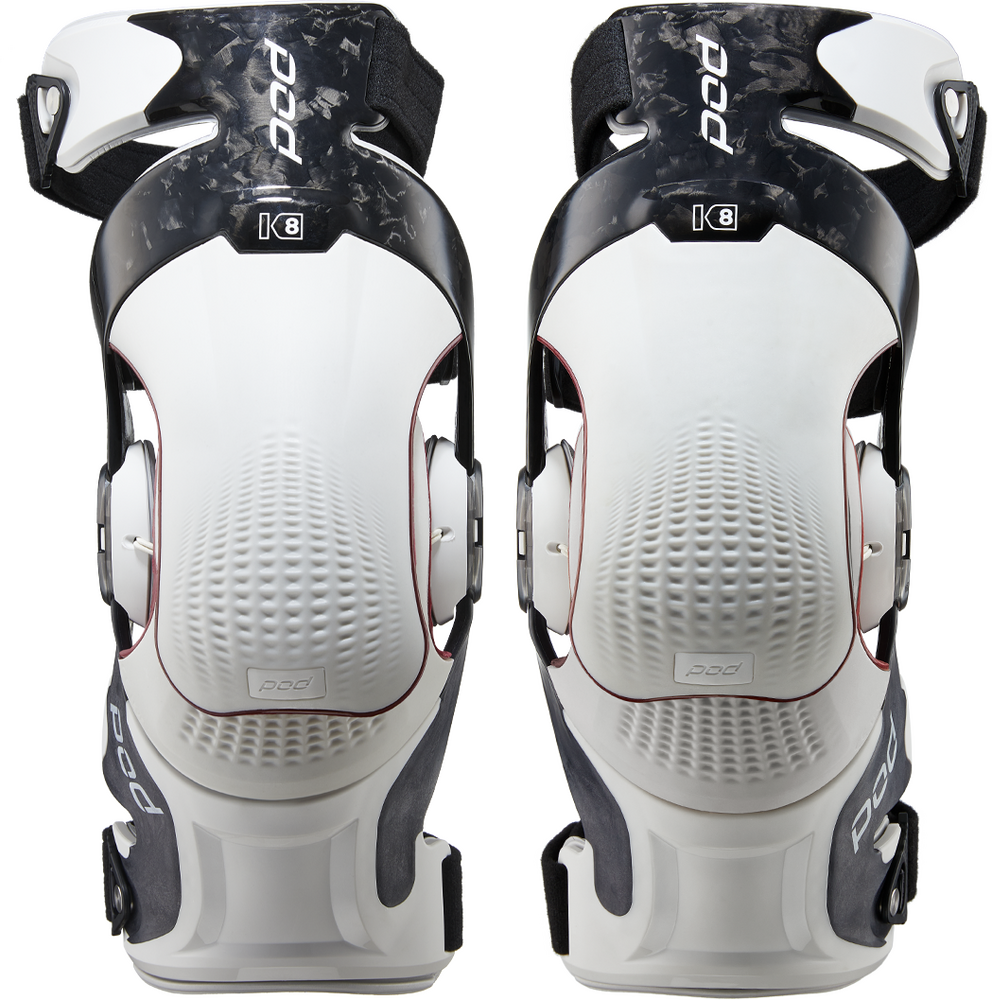 Pod K8 Knee Brace Carbon/White PR