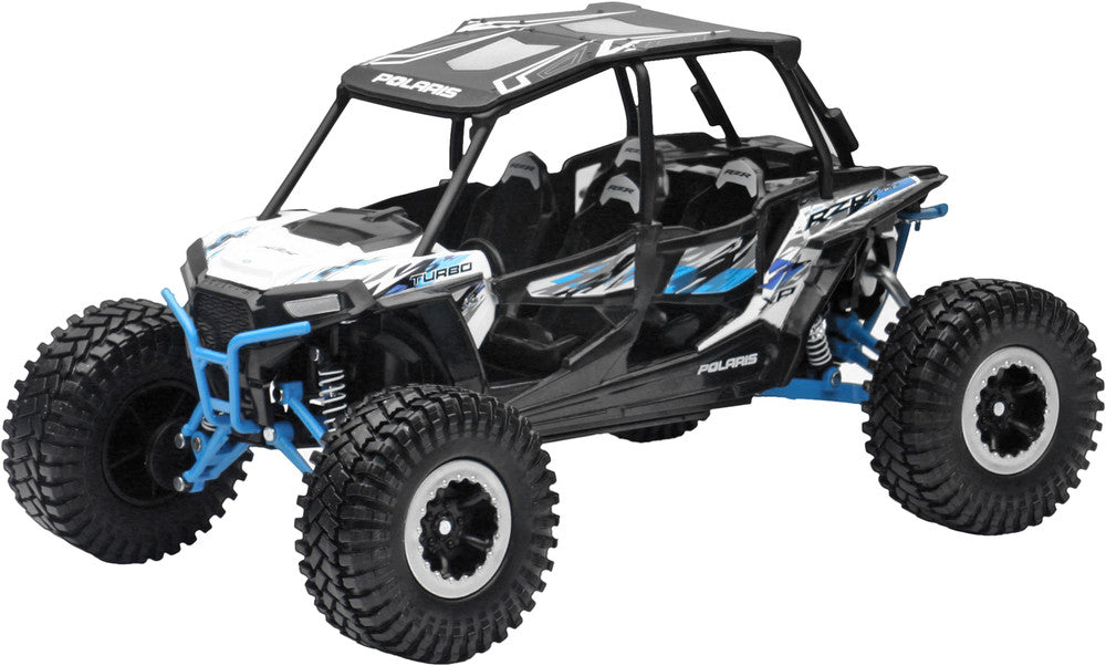 NEW-RAY REPLICA 1:18 UTV POLARIS RZR 4 TURBO RC WHITE