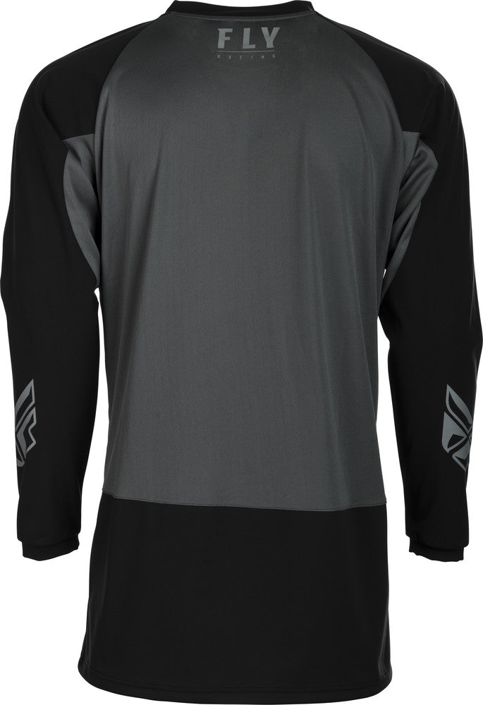 Fly Racing Windproof Black Jersey