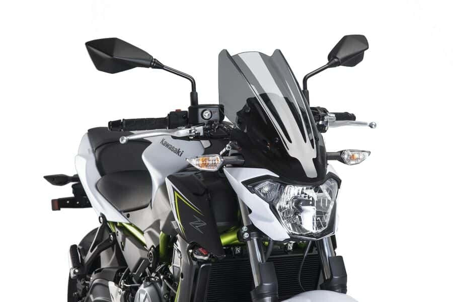 PUIG WINDSCREEN NAKED NEW GEN TOURING DARK SMOKE KAW