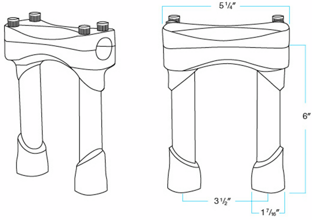 Murdock Handlebar Risers