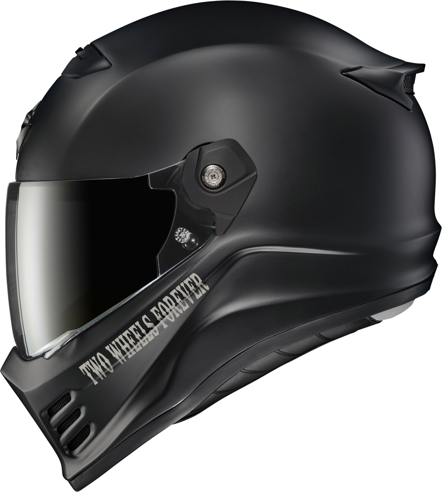 COVERT FX FULL FACE HELMET VTWIN VISIONARY MATTE BLACK