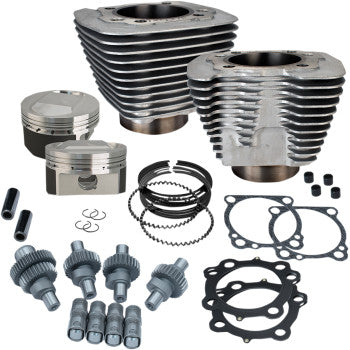 S&S Cycle Hooligan Kit - 1200 cc to 1250 cc - Silver Powdercoat - Sportster