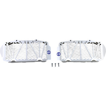 Moose Offroad Billet Radiator Guards Billet Radiator Guards - Silver - Gas Gas/Husqvarna/KTM