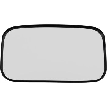 Moose Offroad UTV Inside/Outside Rear View Mirror Mirror - Rear View - Rectangle - Black - 1-3/4"