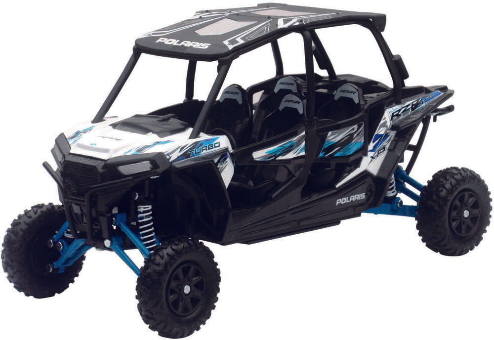 NEW-RAY REPLICA 1:18 UTV POLARIS RZR 4 TURBO XP WHITE