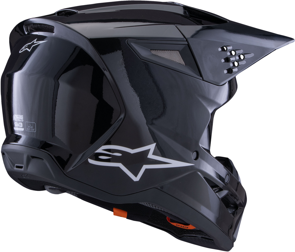 Alpinestars SM3 Solid Helmet Black Glossy
