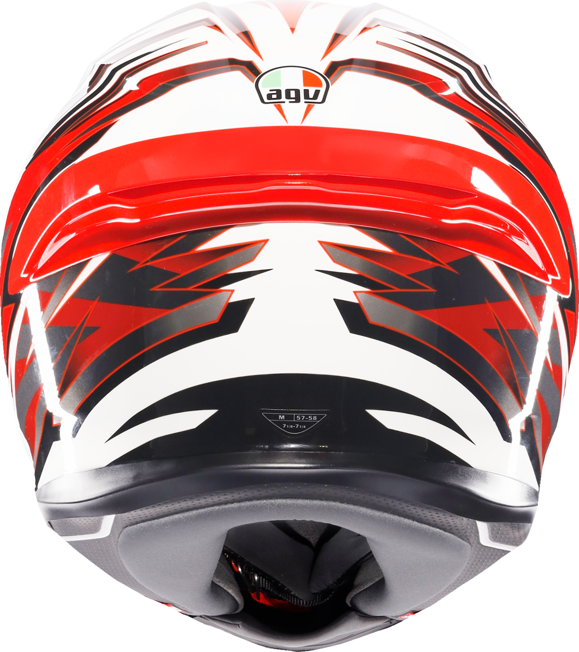 AGV K6 S Reeval White/Red/Gray Helmet