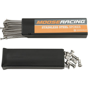 Spoke Set with Nipples - Stainless Steel - Front - 21" - Honda XR