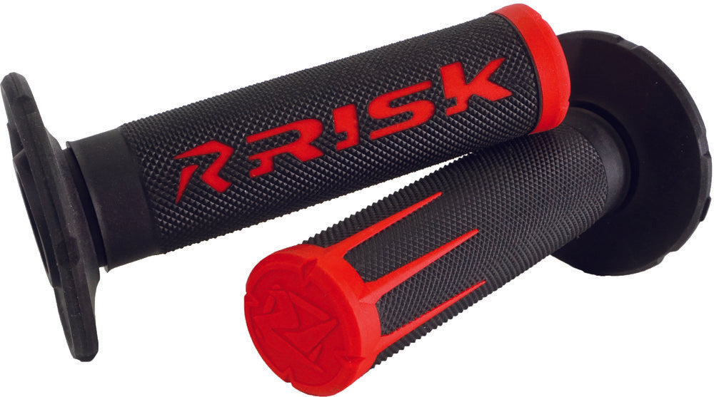 FUSION 2.0 MOTORCYCLE GRIPS RED