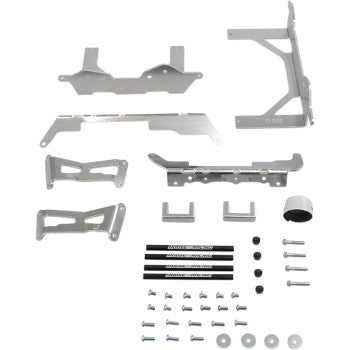 Moose Offroad Radiator Braces Radiator Braces - Silver - Kawasaki