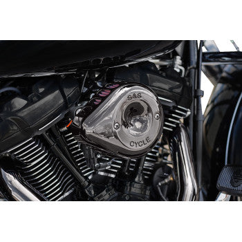 S&S Cycle Stealth Teardrop Air Cleaner Kit - M8 - Lava Chrome