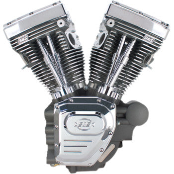S&S Cycle T124 Low Compression Long Block Engine - Touring