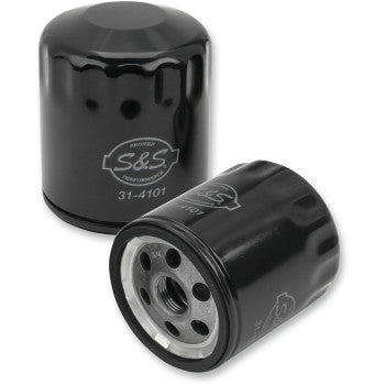 S&S Cycle Oil Filter - Black - Harley-Davidson