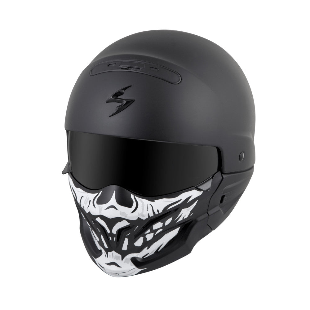 COVERT FACE MASK SKULL BLACK/WHITE