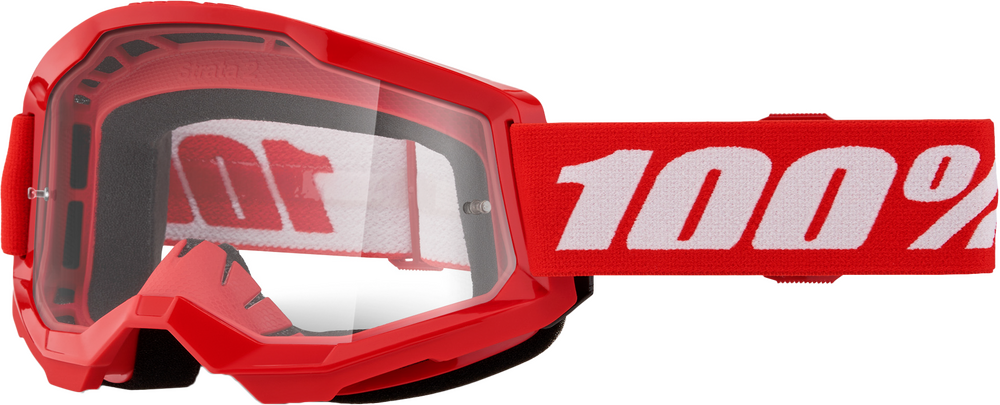 100 Percent Strata 2 Junior/Youth Clear Lens Goggles