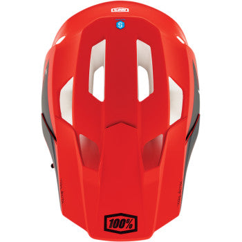 100 Percent Trajecta FidLock Fluo Red Helmet
