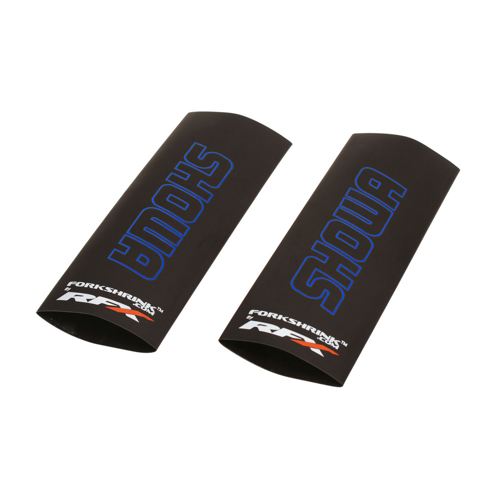 RFX UPPER FORK GUARD BLUE SHOWA