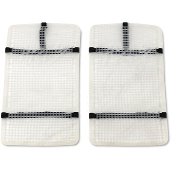 Moose Offroad Radiator Mud Cover Mud Radiator Cover - White - Husqvarna