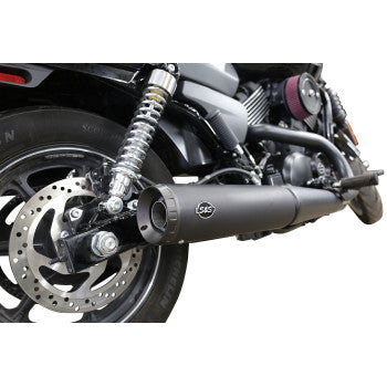 S&S Cycle Grand National Slip-On Muffler - Ceramic Black