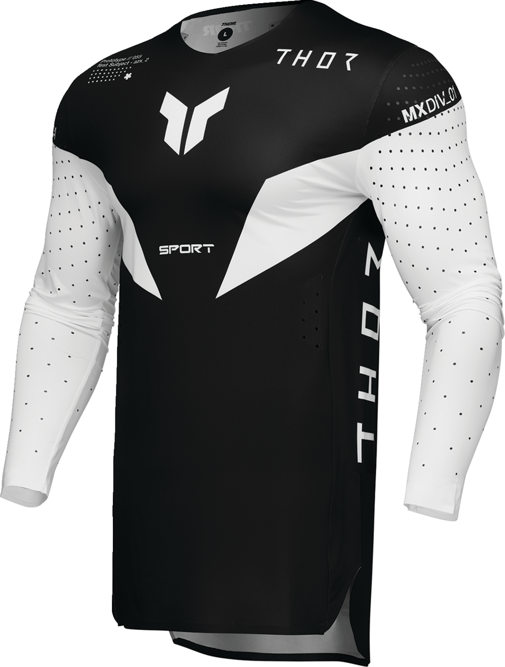 SPORTMODE Strike Jersey — White/Black