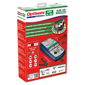 Tecmate OptiMate™ Lithium LFP 4S Battery Charger and Maintainer