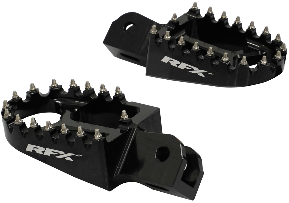 RFX FOOTPEGS BLACK HON/SUR-RON