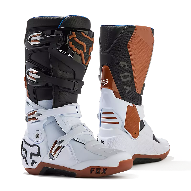 Fox Racing Motion Boots Black/White/Gum