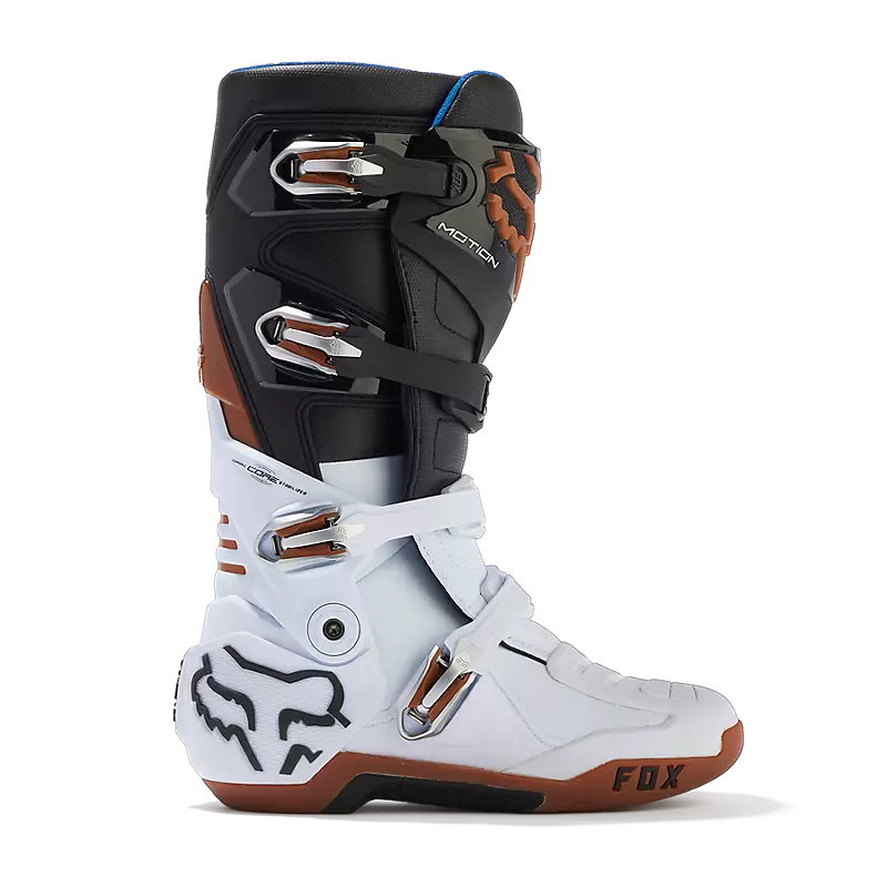 Fox Racing Motion Boots Black/White/Gum