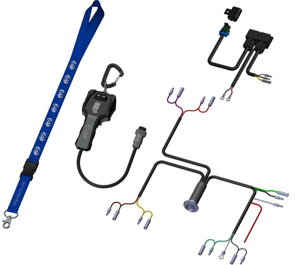KFI KIT - ACT HAND REMOTE SINGLE ACTUATOR AND WINCH