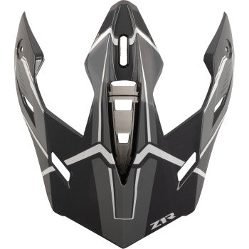 Z1R Range 2.0 Helmet Peak - Voyager/Rotor - Gray/White