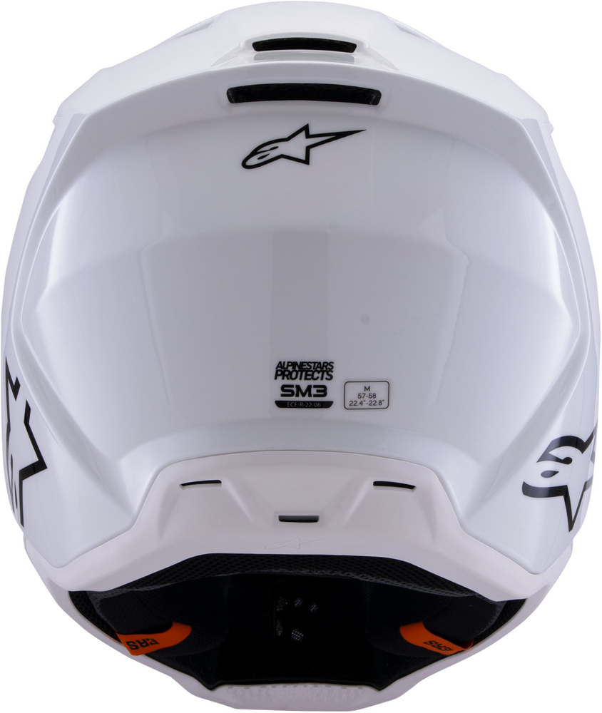 Alpinestars SM3 Solid Helmet White Glossy