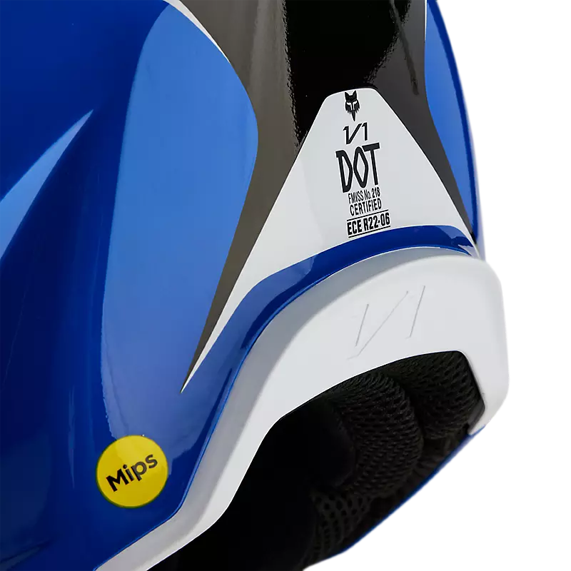 Fox Racing V1 Nitro Blue Helmet