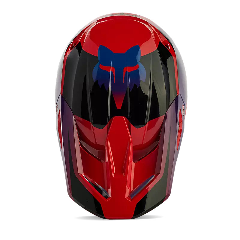Fox Racing V1 Streak Helmet Flo Red